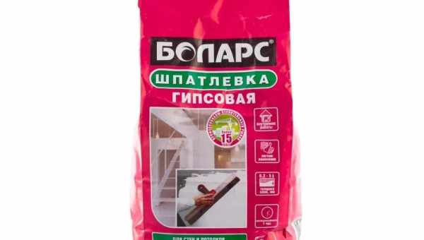 Гипсовая шпаклевка — особенности продукции