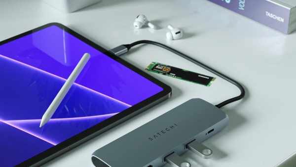 Satechi выпустила новый USB-C адаптер со скрытым слотом для SSD