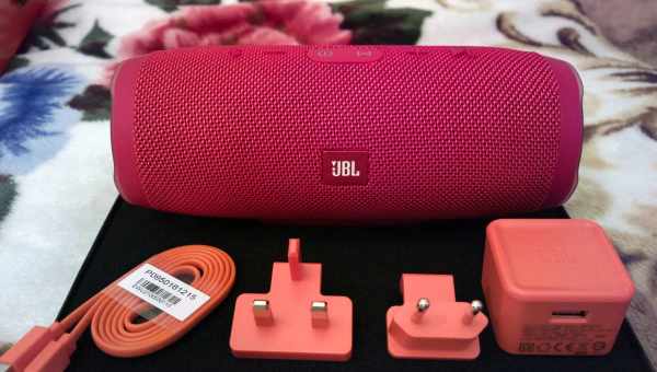 Как заряжать колонку jbl