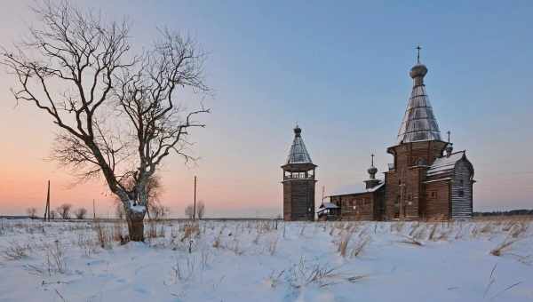 Церковь Иоанна Златоуста в Саунино